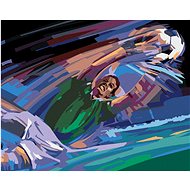Diamondi - FOOTBALL BRANCH, 40x50 cm, without frame and without shutting off the canvas - Diamond Painting