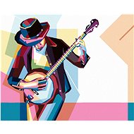 Diamondi - COLOUR MUSICIAN, 40x50 cm, stretched canvas on frame - Diamond Painting