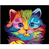 Diamondi - Diamond painting - COLOURFUL CAT - Diamond Painting
