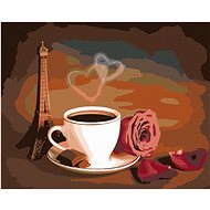 Diamondi - Diamond painting - COFFEE, CHOCOLATE AND EIFFEL'S TOWER - Diamond Painting