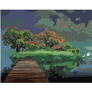 Diamondi - BRIDGE TO THE HALL OF DREAMS, 40x50 cm, without frame and without canvas switching off - Diamond Painting