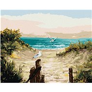 Diamondi - Diamond painting - BEACH DUNES WITH RACKS - Diamond Painting