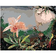 Diamondi - NATURE IN THE EVENING, 40x50 cm, stretched canvas on frame - Diamond Painting