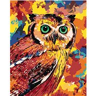 Diamondi - colourFUL owl, 40x50 cm, off canvas on frame - Diamond Painting