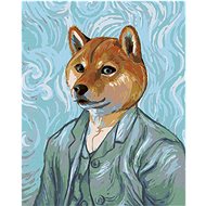 Diamondi - VINCENT VAN GOGH WITH A DOG'S HEAD, 40x50 cm, stretched canvas on frame - Diamond Painting