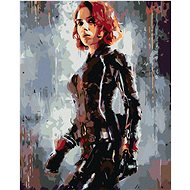 Diamondi - AVENGERS BLACK WIDOW II, 40x50 cm, off canvas on frame - Diamond Painting
