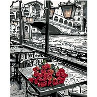 Diamondi - ROSES FROM VENICE, 40x50 cm, without frame and without canvas shut off - Diamond Painting