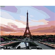 Diamondi - PARIS AND RED FLAGS, 40x50 cm, without frame and without canvas shut off - Diamond Painting