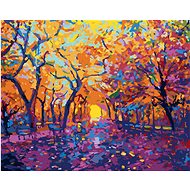 Diamondi - WINTER LEAVES, 40x50 cm, off canvas on frame - Diamond Painting