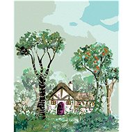 Diamondi - HOUSE IN A FABULOUS LAND, 40x50 cm, without frame and without canvas shut off - Diamond Painting