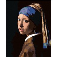 Diamondi - GIRL WITH A PEARL (J. VERMEER), 40x50 cm, without frame and without canvas shut off - Diamond Painting