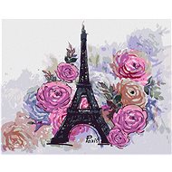 Diamondi - EIFFEL'S TOWER COVERED WITH FLOWERS, 40x50 cm, without frame and without canvas shut off - Diamond Painting