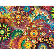 Diamondi - Diamond Painting - COLOUR MANDALS, 40x50 cm, Off canvas on frame - Diamond Painting