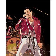 Diamondi - FREDDIE ON THE STAGE, 40x50 cm, without frame and without canvas shut off - Diamond Painting