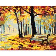 Diamondi - Diamond painting - LAVIČKA V PARK - Diamond Painting