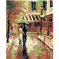 Diamondi - A WALK IN THE RAINBOW, 40x50 cm, stretched canvas on frame - Diamond Painting