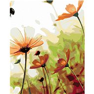 Diamondi - FLOWER LEAF, 40x50 cm, off canvas on frame - Diamond Painting