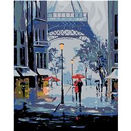 Diamondi - Diamond painting - WINTER AND EIFFEL'S TOWER - Diamond Painting