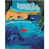 Diamondi - VIEW FROM THE SEA, 40x50 cm, off canvas on frame - Diamond Painting
