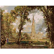 Diamondi - VIEW OF SALISBURY CATHEDRAL (JOHN CONSTABLE), 40x50 cm, off canvas on frame - Diamond Painting