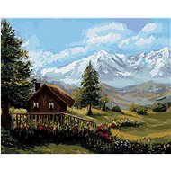 Diamondi - COTTAGE IN THE MOUNTAIN LAND, 40x50 cm, without frame and without canvas shut off - Diamond Painting