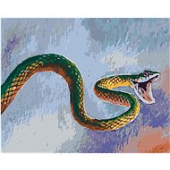 Diamondi - Diamond painting - GREEN Snake - Diamond Painting