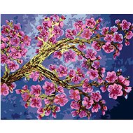 Diamondi - FLOWERING FLAG OF SACRE, 40x50 cm, without frame and without canvas shut off - Diamond Painting