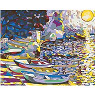 Diamondi - PRAMICE AT THE WATER, 40x50 cm, off canvas on frame - Diamond Painting