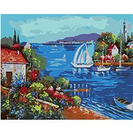 Diamondi - SEA BAY, 40x50 cm, off canvas on frame - Diamond Painting