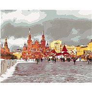 Diamondi - RED CITY IN MOSCOW, 40x50 cm, off canvas on frame - Diamond Painting