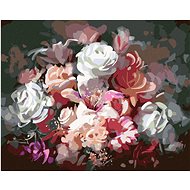 Diamondi - MIX OF COLOURFUL FLOWERS, 40x50 cm, without frame and without canvas shut off - Diamond Painting