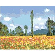 Diamondi - PAINTED FIELD IN GIVERNY (CLAUDE MONET), 40x50 cm, without frame and without canvas shut  - Diamond Painting