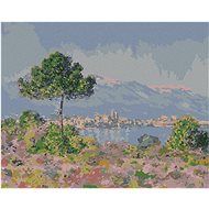 Diamondi - ANTIBES LOOKING AT THE PLATEAU NOTRE-DAME (CLAUDE MONET), 40x50 cm, unframed and unframed - Diamond Painting