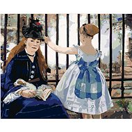 Diamondi - At the Railway (ÉDOUARD MANET), 40x50 cm, without frame and without canvas shut off - Diamond Painting