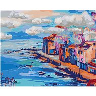 Diamondi - DOLLS OVER THE CITY, 40x50 cm, stretched canvas on frame - Diamond Painting