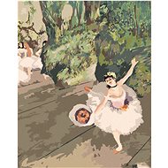 Diamondi - DANCER WITH FLOWER FLOWERS (EDGAR DEGAS), 40x50 cm, off canvas on frame - Diamond Painting