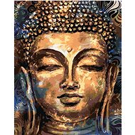 Diamondi - BUDDHA WITH ORNAMENTS, 40x50 cm, without frame and without canvas shut off - Diamond Painting