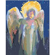 Diamondi - CHRISTMAS ANGEL II, 40x50 cm, without frame and without canvas shut off - Diamond Painting