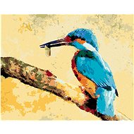 Diamondi - LIGHTNING WITH HIS FOOD, 40x50 cm, without frame and without canvas shut off - Diamond Painting