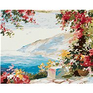 Diamondi - HOUSE BY THE SEA, 40x50 cm, off canvas on frame - Diamond Painting