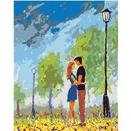 Diamondi - PUSA IN THE PARK, 40x50 cm, without frame and without canvas - Diamond Painting
