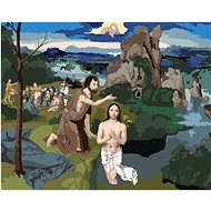 Diamondi - CHRIST'S BAPTISM (JOACHIM PATINIR), 40x50 cm, without frame and without shutting off the  - Diamond Painting