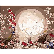 Diamondi - JAPAN MONTHLY COUNTRY WITH BIRDS, 40x50 cm, unframed and without canvas - Diamond Painting