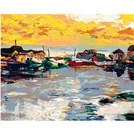 Diamondi - FISHING CUP, 40x50 cm, stretched canvas on frame - Diamond Painting