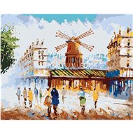 Diamondi - MOULIN ROUGE IN PARIS, 40x50 cm, stretched canvas on frame - Diamond Painting