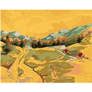 Diamondi - VIEW OF SUMMER LANDSCAPES, 40x50 cm, stretched canvas on frame - Diamond Painting