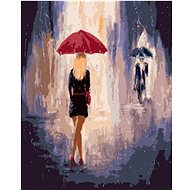 Diamondi - WOMAN WITH MAN WITH BOARDS, 40x50 cm, stretched canvas on frame - Diamond Painting