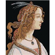 Diamondi - PORTRAIT OF A LADY (SANDRO BOTTICELLI), 40x50 cm, stretched canvas on frame - Diamond Painting