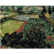 Diamondi - FIELD WITH CATS (VINCENT VAN GOGH), 40x50 cm, stretched canvas on frame - Diamond Painting