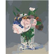 Diamondi - FLOWERS IN A CHRISTIAN VASE (ÉDOUARD MANET), 40x50 cm, unframed and unframed - Diamond Painting